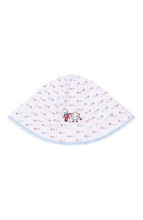 Детская хлопковая шапка MAGNOLIA BABY голубого цвета по цене 1750 руб., арт. 896-53-LB | Фото 1 Детская хлопковая шапка MAGNOLIA BABY голубого цвета, арт. 896-53-LB | Фото 1 (Материал: Текстиль, Хлопок)