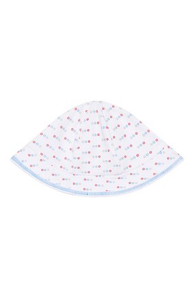Детская хлопковая шапка MAGNOLIA BABY голубого цвета по цене 1750 руб., арт. 896-53-LB | Фото 2 Детская хлопковая шапка MAGNOLIA BABY голубого цвета, арт. 896-53-LB | Фото 2 (Материал: Текстиль, Хлопок)