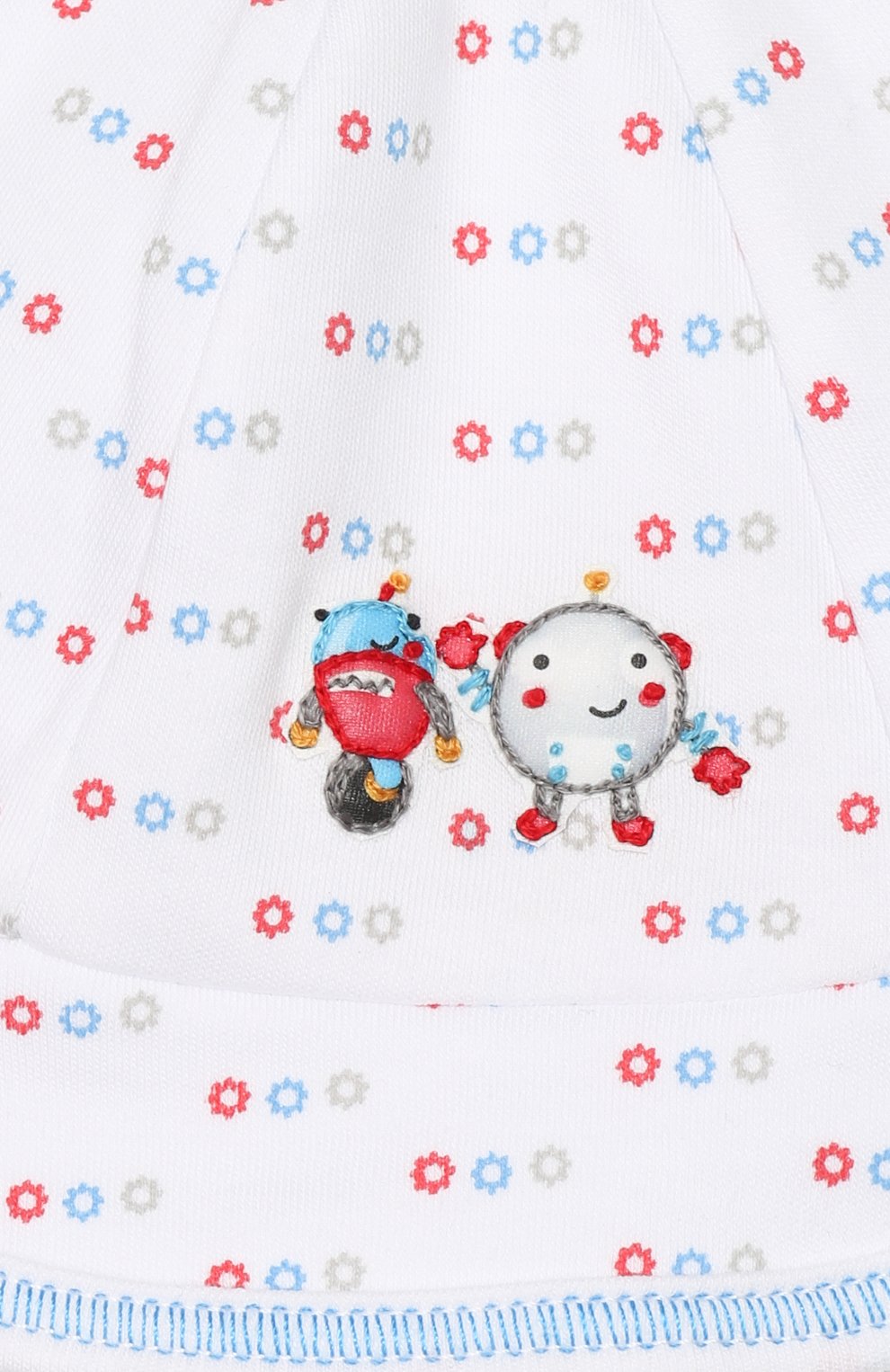 Детская хлопковая шапка MAGNOLIA BABY голубого цвета по цене 1750 руб., арт. 896-53-LB | Фото 3 Детская хлопковая шапка MAGNOLIA BABY голубого цвета, арт. 896-53-LB | Фото 3 (Материал: Текстиль, Хлопок)