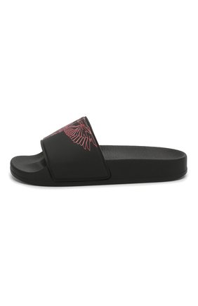 Детские шлепанцы MARCELO BURLON KIDS OF MILAN черного цвета по цене 5330 руб., арт. 20E/B/MB/9014/0001 | Фото 2 Детские шлепанцы MARCELO BURLON KIDS OF MILAN черного цвета, арт. 20E/B/MB/9014/0001 | Фото 2