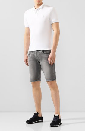 Мужские джинсовые шорты 7 FOR ALL MANKIND серого цвета по цене 13700 руб., арт. JSZ2B070HG | Фото 2 Мужские джинсовые шорты 7 FOR ALL MANKIND серого цвета, арт. JSZ2B070HG | Фото 2