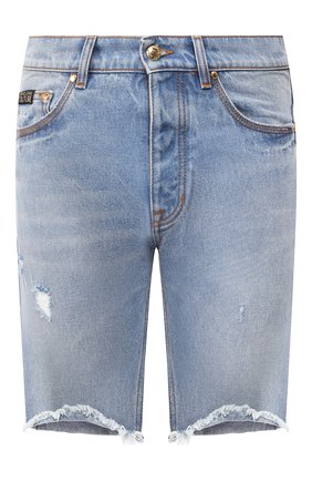 Мужские джинсовые шорты VERSACE JEANS COUTURE синего цвета по цене 19950 руб., арт. A4GVB17I-VUM507/A0K5Z | Фото 1 Мужские джинсовые шорты VERSACE JEANS COUTURE синего цвета, арт. A4GVB17I-VUM507/A0K5Z | Фото 1
