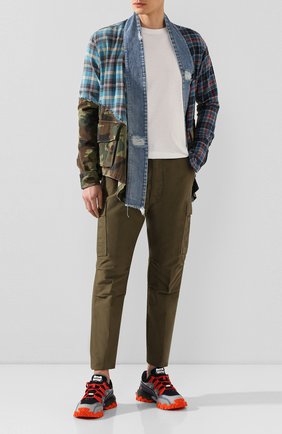 Мужской хлопковый пиджак GREG LAUREN разноцветного цвета по цене 93150 руб., арт. GLSS20-M129 | Фото 2 Мужской хлопковый пиджак GREG LAUREN разноцветного цвета, арт. GLSS20-M129 | Фото 2