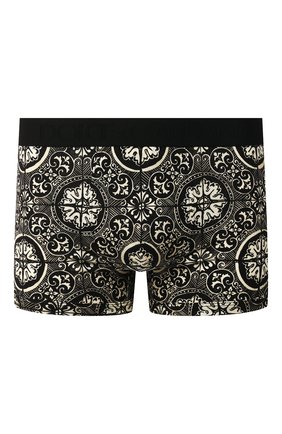 Мужские хлопковые боксеры DOLCE & GABBANA черно-белого цвета по цене 5725 руб., арт. M3A03J/HS7BF | Фото 1 Мужские хлопковые боксеры DOLCE & GABBANA черно-белого цвета, арт. M3A03J/HS7BF | Фото 1