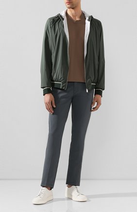 Мужская хлопковая футболка ZEGNA COUTURE бежевого цвета по цене 63700 руб., арт. CUZ90/C02 | Фото 2 Мужская хлопковая футболка ZEGNA COUTURE бежевого цвета, арт. CUZ90/C02 | Фото 2 (Мужское Кросс-КТ: Футболка-одежда; Рукава: Короткие; Принт: Без принта; Материал внешний: Хлопок; Длина (для топов): Стандартные; Стили: Кэжуэл)