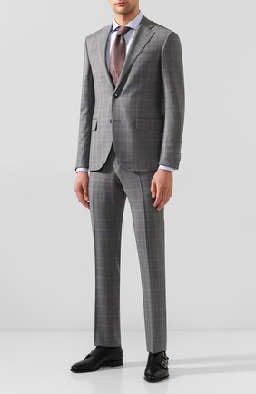 Мужской шерстяной костюм CORNELIANI серого цвета по цене 177000 руб., арт. 857268-0117097/92 Q1 | Фото 1 Мужской шерстяной костюм CORNELIANI серого цвета, арт. 857268-0117097/92 Q1 | Фото 1