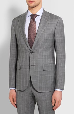Мужской шерстяной костюм CORNELIANI серого цвета по цене 177000 руб., арт. 857268-0117097/92 Q1 | Фото 2 Мужской шерстяной костюм CORNELIANI серого цвета, арт. 857268-0117097/92 Q1 | Фото 2