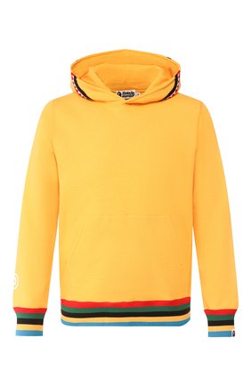 Мужской хлопковое худи BAPE желтого цвета по цене 26650 руб., арт. 1G30114004 | Фото 1 Мужской хлопковое худи BAPE желтого цвета, арт. 1G30114004 | Фото 1