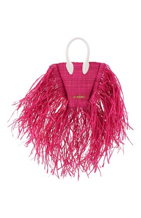 Женская сумка le petit baci JACQUEMUS фуксия цвета по цене 39200 руб., арт. 201BA01/58440 | Фото 1 Женская сумка le petit baci JACQUEMUS фуксия цвета, арт. 201BA01/58440 | Фото 1