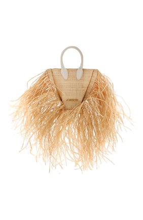 Женская сумка le petit baci JACQUEMUS бежевого цвета по цене 29500 руб., арт. 201BA01/58200 | Фото 1 Женская сумка le petit baci JACQUEMUS бежевого цвета, арт. 201BA01/58200 | Фото 1