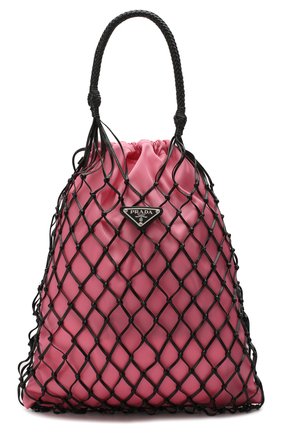 Женская cумка bucket PRADA розового цвета по цене 76000 руб., арт. 1BC072-2D8O-F0UGK-OOM | Фото 1 Женская cумка bucket PRADA розового цвета, арт. 1BC072-2D8O-F0UGK-OOM | Фото 1