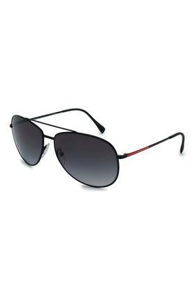 Мужские солнцезащитные очки PRADA LINEA ROSSA черного цвета по цене 17500 руб., арт. 55US-1B05W1 | Фото 1 Мужские солнцезащитные очки PRADA LINEA ROSSA черного цвета, арт. 55US-1B05W1 | Фото 1