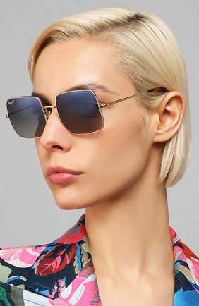 Женские солнцезащитные очки RAY-BAN темно-синего цвета по цене 16600 руб., арт. 1971-914778 | Фото 2 Женские солнцезащитные очки RAY-BAN темно-синего цвета, арт. 1971-914778 | Фото 2