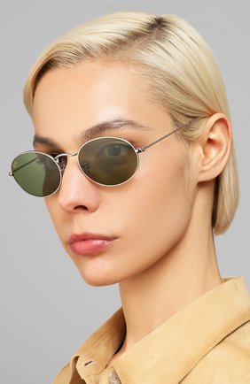 Женские солнцезащитные очки RAY-BAN темно-зеленого цвета по цене 10700 руб., арт. 3547-91984E | Фото 2 Женские солнцезащитные очки RAY-BAN темно-зеленого цвета, арт. 3547-91984E | Фото 2