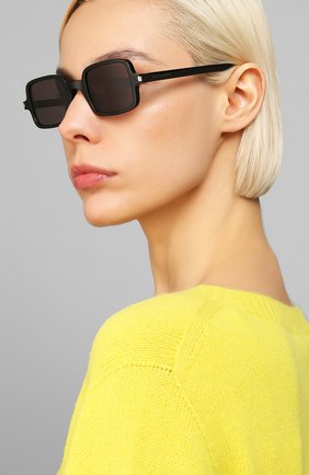 Мужские солнцезащитные очки SAINT LAURENT черного цвета по цене 26800 руб., арт. SL 332 001 | Фото 2 Мужские солнцезащитные очки SAINT LAURENT черного цвета, арт. SL 332 001 | Фото 2