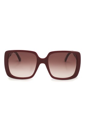 Женские солнцезащитные очки GUCCI бордового цвета по цене 18500 руб., арт. GG0632S 003 | Фото 3 Женские солнцезащитные очки GUCCI бордового цвета, арт. GG0632S 003 | Фото 3