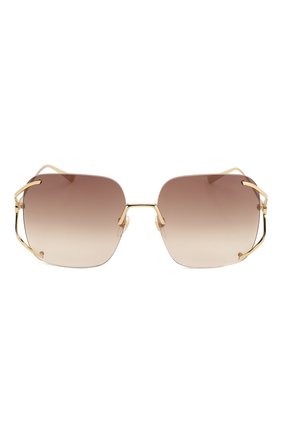 Женские солнцезащитные очки GUCCI коричневого цвета по цене 28800 руб., арт. GG0646S 002 | Фото 3 Женские солнцезащитные очки GUCCI коричневого цвета, арт. GG0646S 002 | Фото 3