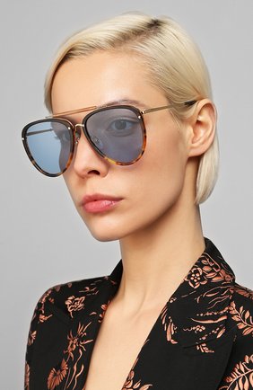 Женские солнцезащитные очки GUCCI коричневого цвета по цене 25500 руб., арт. GG0672S 004 | Фото 2 Женские солнцезащитные очки GUCCI коричневого цвета, арт. GG0672S 004 | Фото 2