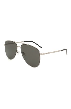 Мужские солнцезащитные очки SAINT LAURENT черного цвета по цене 22400 руб., арт. CLASSIC 11 SLIM 001 | Фото 1 Мужские солнцезащитные очки SAINT LAURENT черного цвета, арт. CLASSIC 11 SLIM 001 | Фото 1