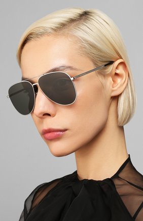 Мужские солнцезащитные очки SAINT LAURENT черного цвета по цене 22400 руб., арт. CLASSIC 11 SLIM 001 | Фото 2 Мужские солнцезащитные очки SAINT LAURENT черного цвета, арт. CLASSIC 11 SLIM 001 | Фото 2