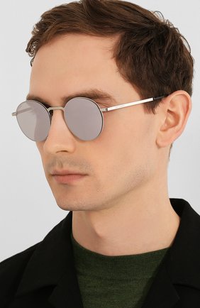 Женские солнцезащитные очки SAINT LAURENT лилового цвета по цене 29300 руб., арт. SL 250 SLIM 007 51 | Фото 3 Женские солнцезащитные очки SAINT LAURENT лилового цвета, арт. SL 250 SLIM 007 51 | Фото 3