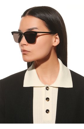 Мужские солнцезащитные очки SAINT LAURENT черного цвета по цене 24100 руб., арт. SL 340 001 | Фото 2 Мужские солнцезащитные очки SAINT LAURENT черного цвета, арт. SL 340 001 | Фото 2