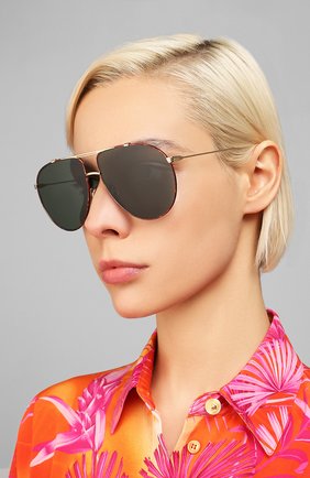 Женские солнцезащитные очки DIOR черного цвета по цене 33000 руб., арт. DI0RM0NSIEUR1 2IK | Фото 2 Женские солнцезащитные очки DIOR черного цвета, арт. DI0RM0NSIEUR1 2IK | Фото 2