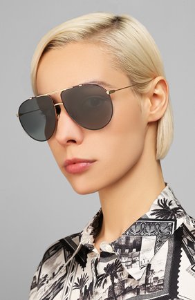 Женские солнцезащитные очки DIOR черного цвета по цене 33000 руб., арт. DI0RM0NSIEUR1 XWY | Фото 2 Женские солнцезащитные очки DIOR черного цвета, арт. DI0RM0NSIEUR1 XWY | Фото 2