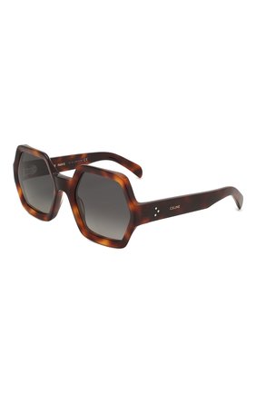 Женские солнцезащитные очки CELINE EYEWEAR коричневого цвета по цене 26900 руб., арт. CL40131I 53D | Фото 1 Женские солнцезащитные очки CELINE EYEWEAR коричневого цвета, арт. CL40131I 53D | Фото 1