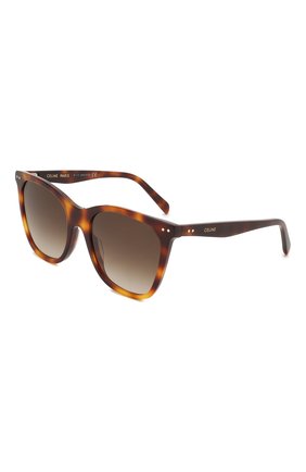 Женские солнцезащитные очки CELINE EYEWEAR коричневого цвета по цене 21700 руб., арт. CL40134I 53F | Фото 1 Женские солнцезащитные очки CELINE EYEWEAR коричневого цвета, арт. CL40134I 53F | Фото 1