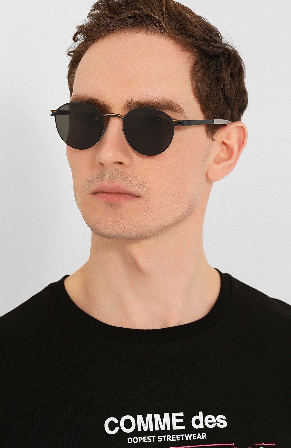 Женские солнцезащитные очки MYKITA черного цвета по цене 33450 руб., арт. CARL0/INDIG0/0RANGE | Фото 3 Женские солнцезащитные очки MYKITA черного цвета, арт. CARL0/INDIG0/0RANGE | Фото 3
