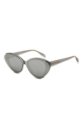 Мужские солнцезащитные очки ALEXANDER MCQUEEN серого цвета по цене 21650 руб., арт. AM0249S 003 | Фото 1 Мужские солнцезащитные очки ALEXANDER MCQUEEN серого цвета, арт. AM0249S 003 | Фото 1