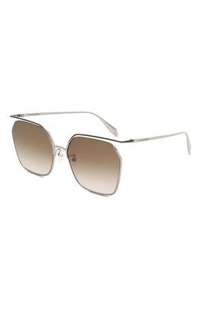 Женские солнцезащитные очки ALEXANDER MCQUEEN коричневого цвета по цене 25500 руб., арт. AM0254S 003 | Фото 1 Женские солнцезащитные очки ALEXANDER MCQUEEN коричневого цвета, арт. AM0254S 003 | Фото 1