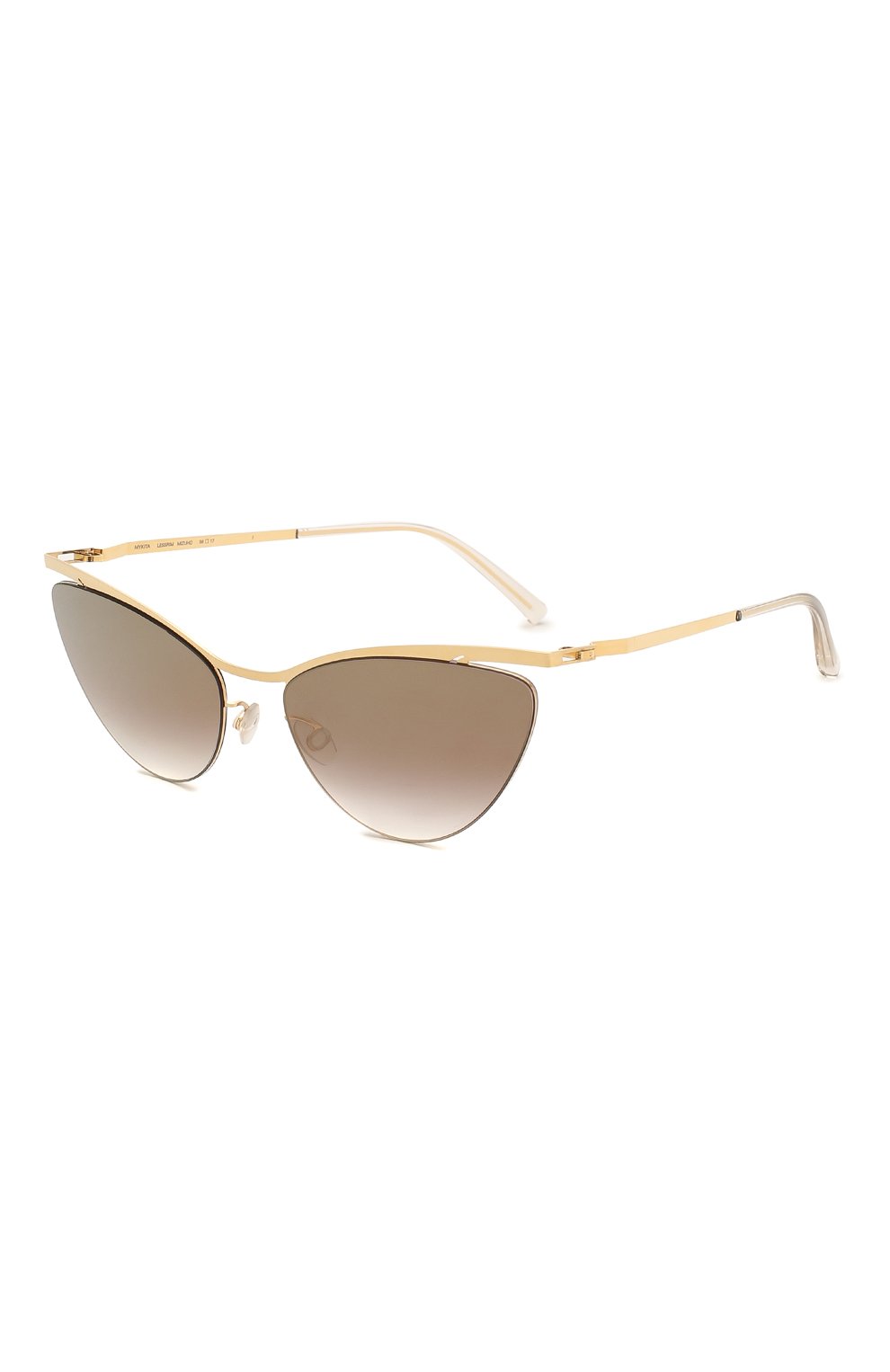 Женские солнцезащитные очки MYKITA золотого цвета, арт. MIZUH0/GL0SSYG0LD | Фото 1