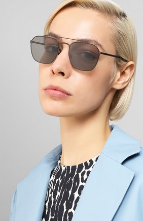 Мужские солнцезащитные очки MAISON MARGIELA черного цвета по цене 41000 руб., арт. MMCRAFT 006/BLACK | Фото 2 Мужские солнцезащитные очки MAISON MARGIELA черного цвета, арт. MMCRAFT 006/BLACK | Фото 2