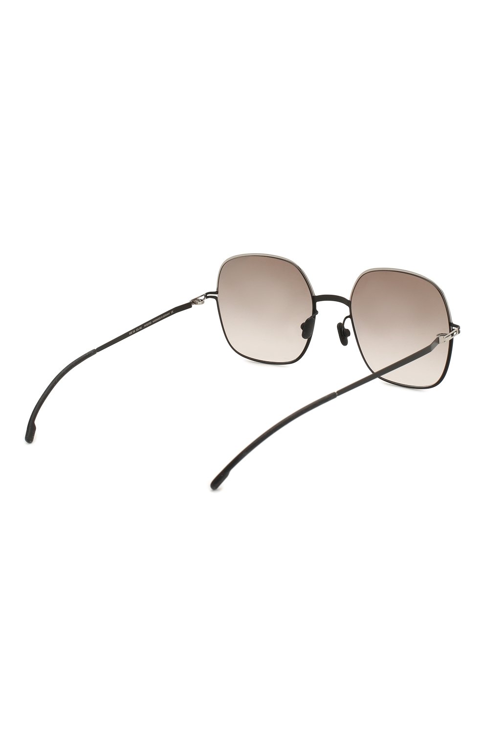 Женские солнцезащитные очки MYKITA серого цвета по цене 41050 руб., арт. MAGDA/SILVER/BLACK | Фото 4 Женские солнцезащитные очки MYKITA серого цвета, арт. MAGDA/SILVER/BLACK | Фото 4