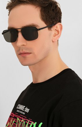 Мужские солнцезащитные очки MYKITA черного цвета по цене 31350 руб., арт. WILDER/BLACK | Фото 2 Мужские солнцезащитные очки MYKITA черного цвета, арт. WILDER/BLACK | Фото 2