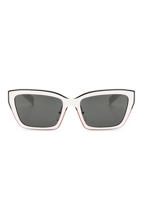 Женские солнцезащитные очки PRADA белого цвета по цене 19950 руб., арт. 14XS-01C5S0 | Фото 3 Женские солнцезащитные очки PRADA белого цвета, арт. 14XS-01C5S0 | Фото 3