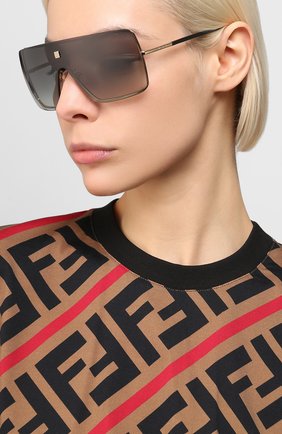 Женские солнцезащитные очки GIVENCHY черного цвета по цене 22200 руб., арт. 7167 2F7 | Фото 2 Женские солнцезащитные очки GIVENCHY черного цвета, арт. 7167 2F7 | Фото 2