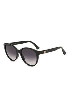 Женские солнцезащитные очки GUCCI черного цвета по цене 21100 руб., арт. GG0631S 001 | Фото 1 Женские солнцезащитные очки GUCCI черного цвета, арт. GG0631S 001 | Фото 1