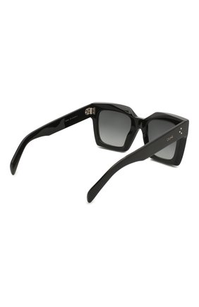 Женские солнцезащитные очки CELINE EYEWEAR черного цвета по цене 31150 руб., арт. CL40130I 01B | Фото 4 Женские солнцезащитные очки CELINE EYEWEAR черного цвета, арт. CL40130I 01B | Фото 4