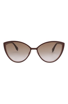 Женские солнцезащитные очки FENDI бордового цвета по цене 19750 руб., арт. 0413 FG4 | Фото 3 Женские солнцезащитные очки FENDI бордового цвета, арт. 0413 FG4 | Фото 3