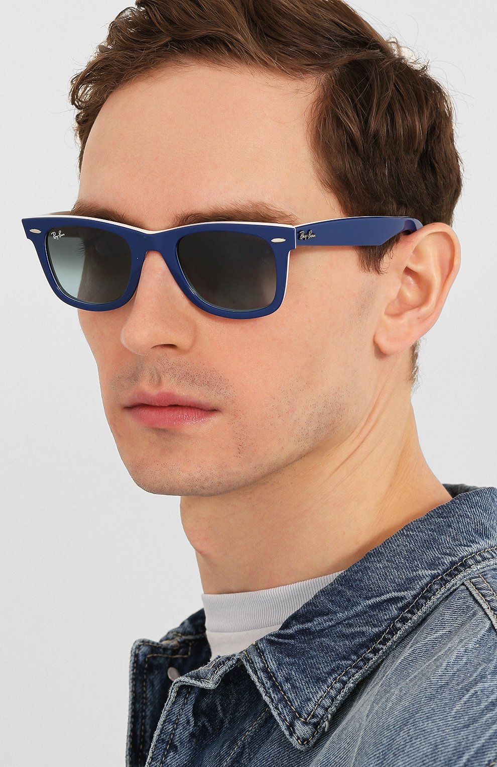 Женские солнцезащитные очки RAY-BAN синего цвета по цене 0 руб., арт. 2140-12993M | Фото 3 Женские солнцезащитные очки RAY-BAN синего цвета, арт. 2140-12993M | Фото 3 (Кросс-КТ: С/з-унисекс; Региональные ограничения белый список (Axapta Mercury): RU; Тип очков: С/з; Оптика Гендер: оптика-унисекс; Очки форма: Прямоугольные)