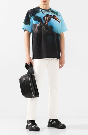 Мужская кожаная поясная сумка downtown GIVENCHY черного цвета по цене 94850 руб., арт. BKU008K0SJ | Фото 2 Мужская кожаная поясная сумка downtown GIVENCHY черного цвета, арт. BKU008K0SJ | Фото 2