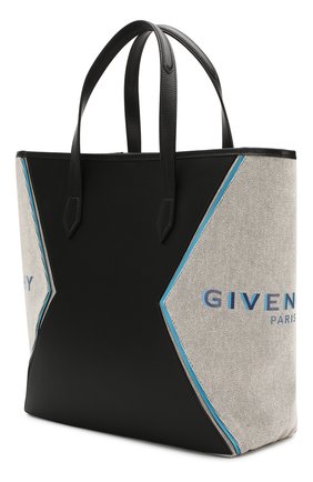Мужская сумка-тоут bond GIVENCHY черного цвета по цене 104500 руб., арт. BK506RK0SW | Фото 3 Мужская сумка-тоут bond GIVENCHY черного цвета, арт. BK506RK0SW | Фото 3