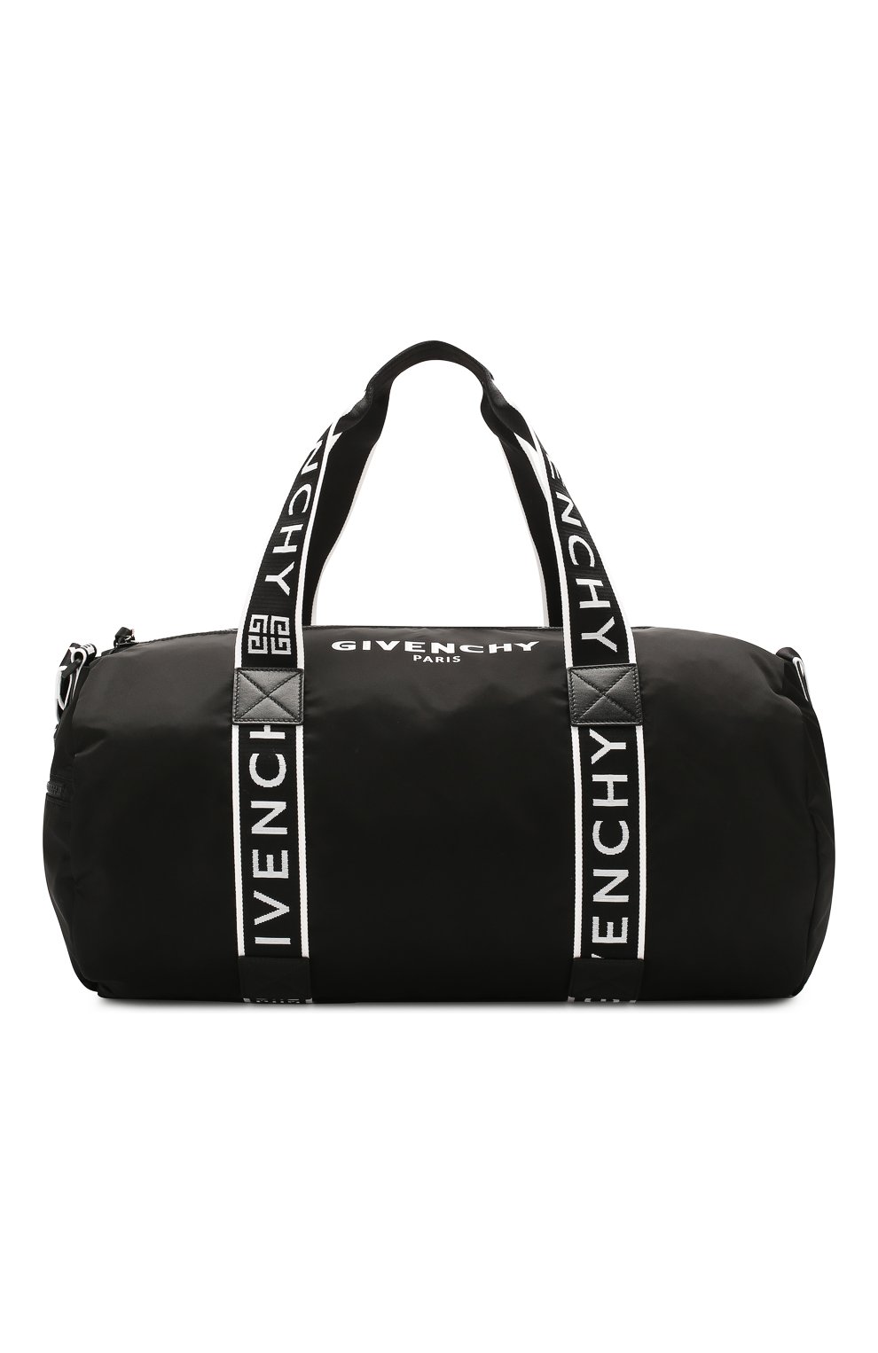 Мужская текстильная спортивная сумка GIVENCHY черного цвета, арт. BK506PK0B5 | Фото 1 (Ремень/цепочка: На ремешке)