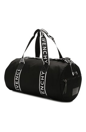 Мужская текстильная спортивная сумка GIVENCHY черного цвета по цене 86250 руб., арт. BK506PK0B5 | Фото 3 Мужская текстильная спортивная сумка GIVENCHY черного цвета, арт. BK506PK0B5 | Фото 3 (Ремень/цепочка: На ремешке)