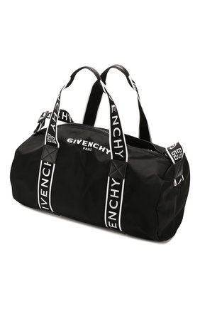 Мужская текстильная спортивная сумка GIVENCHY черного цвета по цене 86250 руб., арт. BK506PK0B5 | Фото 4 Мужская текстильная спортивная сумка GIVENCHY черного цвета, арт. BK506PK0B5 | Фото 4 (Ремень/цепочка: На ремешке)