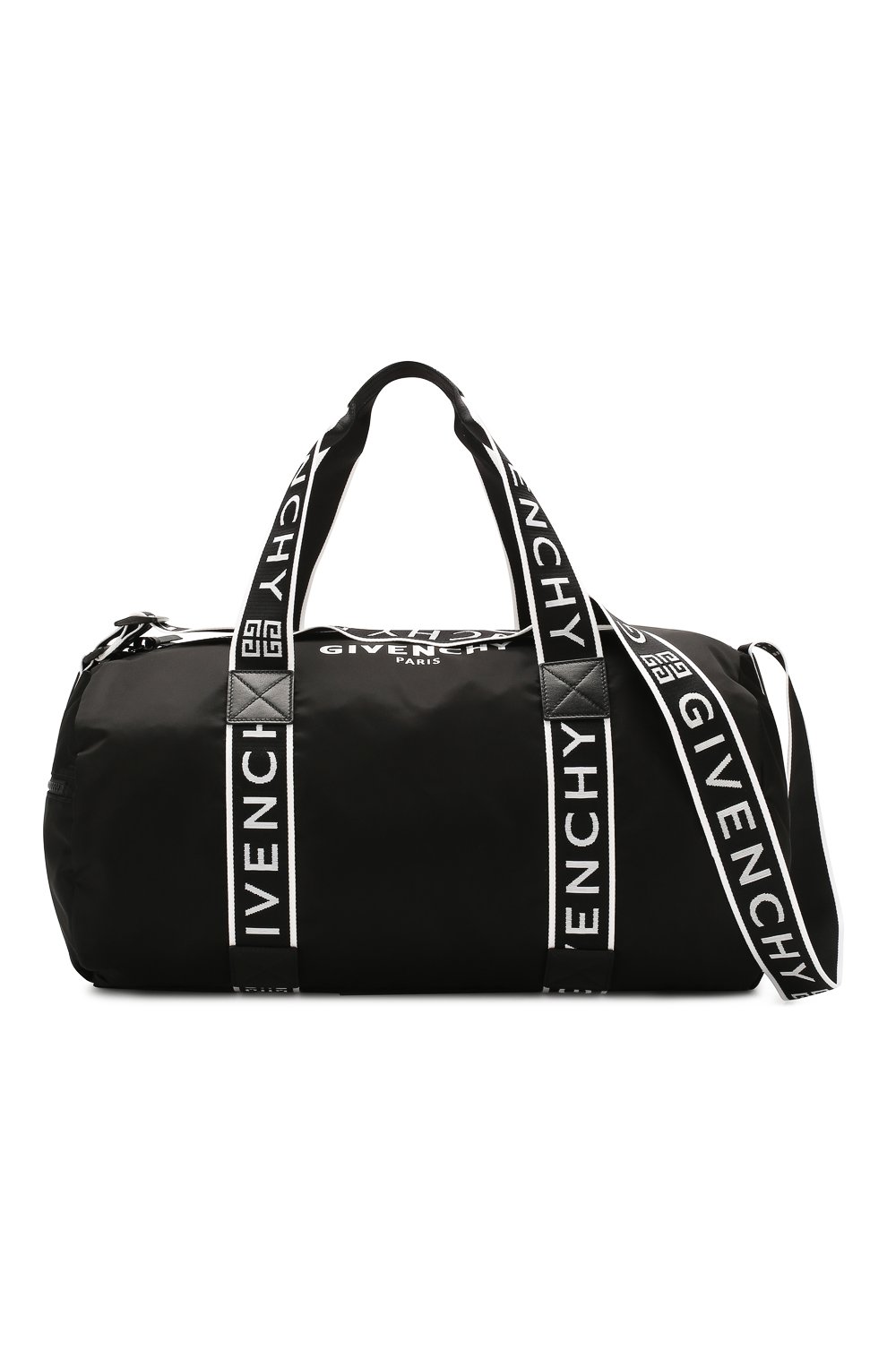 Мужская текстильная спортивная сумка GIVENCHY черного цвета по цене 86250 руб., арт. BK506PK0B5 | Фото 6 Мужская текстильная спортивная сумка GIVENCHY черного цвета, арт. BK506PK0B5 | Фото 6 (Ремень/цепочка: На ремешке)