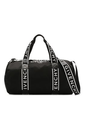 Мужская текстильная спортивная сумка GIVENCHY черного цвета по цене 86250 руб., арт. BK506PK0B5 | Фото 6 Мужская текстильная спортивная сумка GIVENCHY черного цвета, арт. BK506PK0B5 | Фото 6 (Ремень/цепочка: На ремешке)